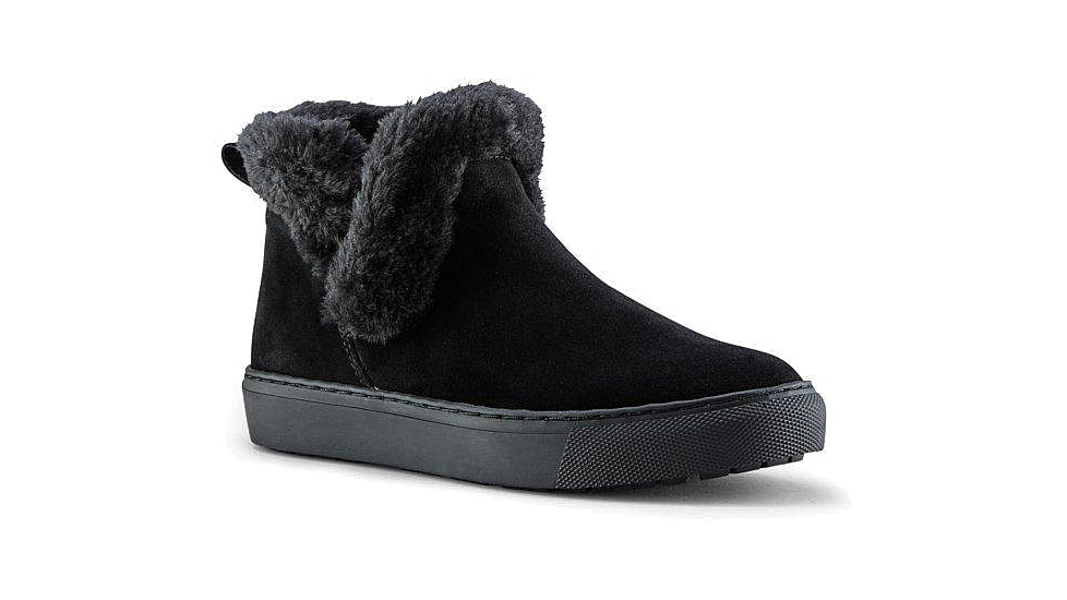Cougar Duffy Suede Winter Sneaker - Womens, Black, 6, Duffy-Black-6