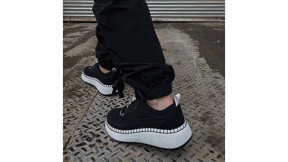 Cougar Sayah Luxmotion Nylon/ Suede Waterproof Sneakers - Womens, Black/White, 8, SAYAH-Black-White-8