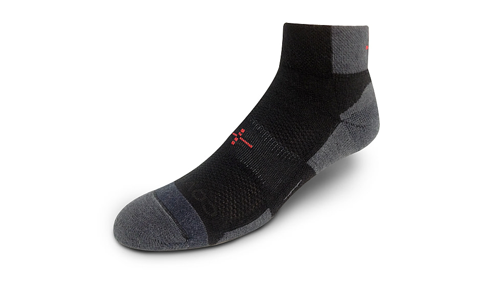 Covert Threads Trainer Sock, Black, Size 9-12, 7182 BK
