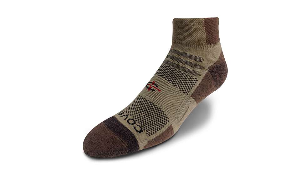 Covert Threads Trainer Sock, Sand, Size 9-12, 7182 SD