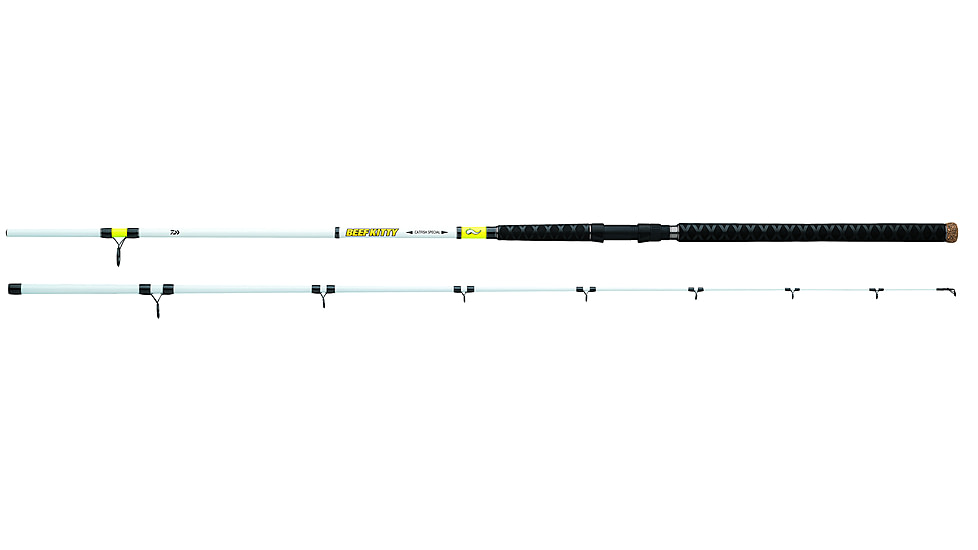 Daiwa Beef Kitty Catfish Spinning Rod, 9ft, Moderate Heavy, Moderate Fast, 2 Pieces, BFK902MHRS