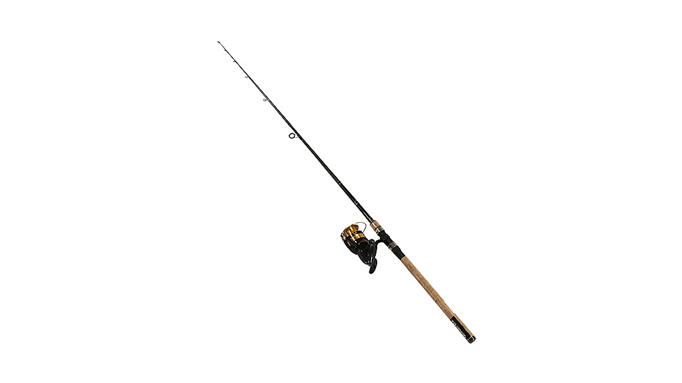Daiwa D-Shock Spinning Rod and Reel Combo, 7ft, Medium Heavy, 2 Pieces, 1BB, DSK40-B/F702MH