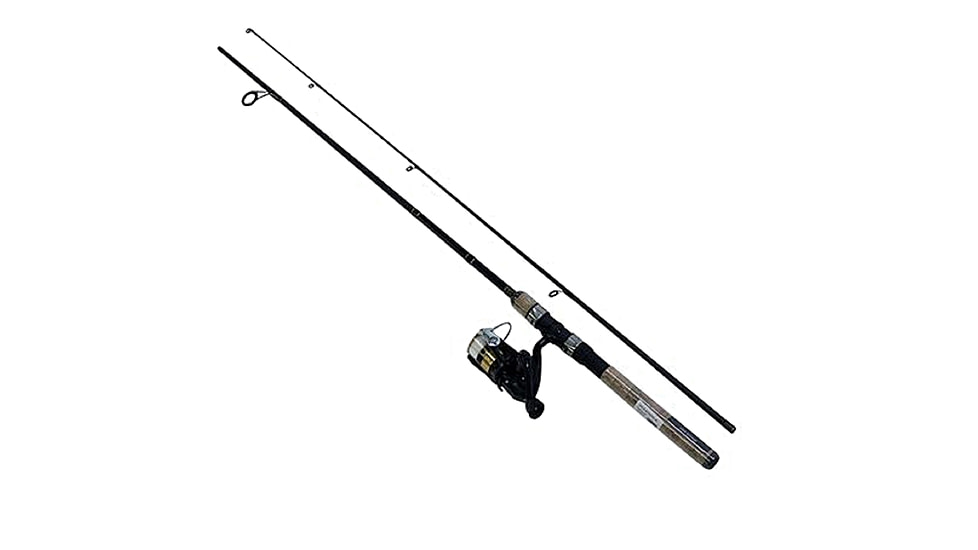 Daiwa D-Shock Spinning Rod and Reel Combo, 7ft, Medium, 2 Pieces, 1BB, DSK30-B/F702M