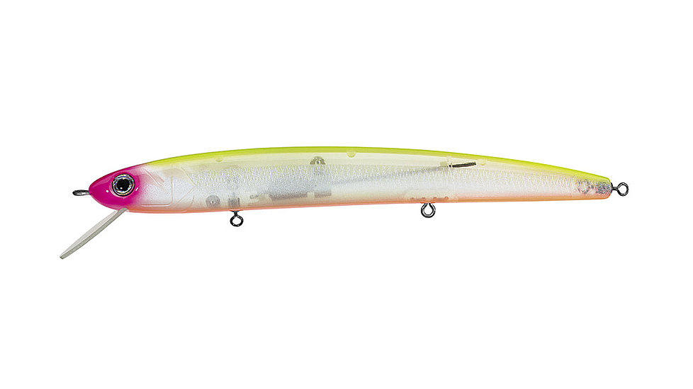 Daiwa HMKL Minnow Steez Custom Jerkbaits Lure, 5.4in, 4/7oz, Legend Ghost Wakasagi, HM137SPK5