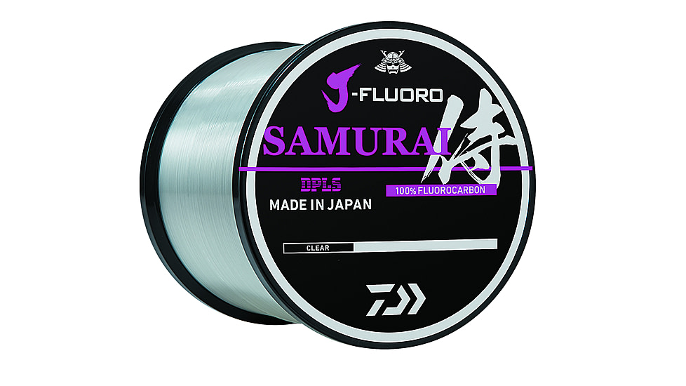 Daiwa J-Fluoro Samurai Fluorocarbon Line, Bulk, 6lb, 1000yd, JFS6-1000