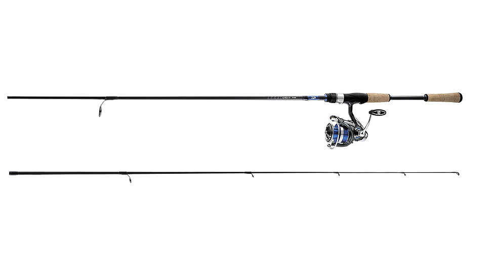Daiwa Legalis LT Spinning Reel and Rod Combo, 6ft6, Medium Light, 2 Pieces, 5BB + 1RB, LEGLT25G662ML
