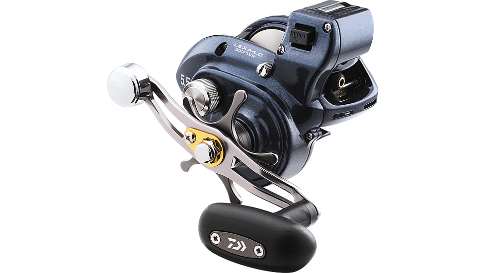 Daiwa Lexa 400 Baitcasting Reel, 6.3-1, 6+1, LeftHand, LEXA-LC400HL