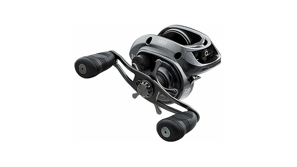 Daiwa Lexa 300 Baitcasting Reel, 5.5-1, 5+1, Right Hand, LEXA-LC300PWR-P