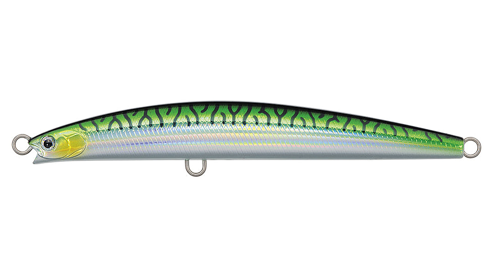 Daiwa Salt Pro Bullet Minnow Lure, 6in, 2 1/8oz, Green Mackerel, DSPMB15FS25