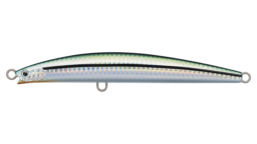 Daiwa Salt Pro Bullet Minnow Lure, 6in, 2 1/8oz, Laser Green Shiner, DSPMB15FS13
