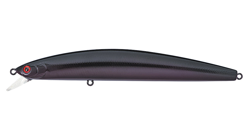 Daiwa Salt Pro Floating Minnow Lure, 6in, 1 1/9oz, Black Purple, DSPM15F34