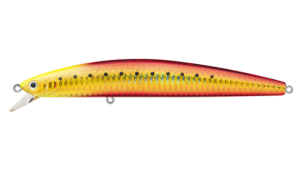 Daiwa Salt Pro Floating Minnow Lure, 6in, 1 1/9oz, Fast Food, DSPM15F51
