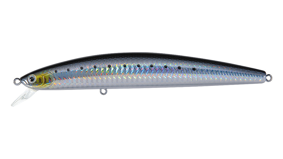 Daiwa Salt Pro Floating Minnow Lure, 5 1/8in, 7/8oz, Laser Sardine, DSPM13F01