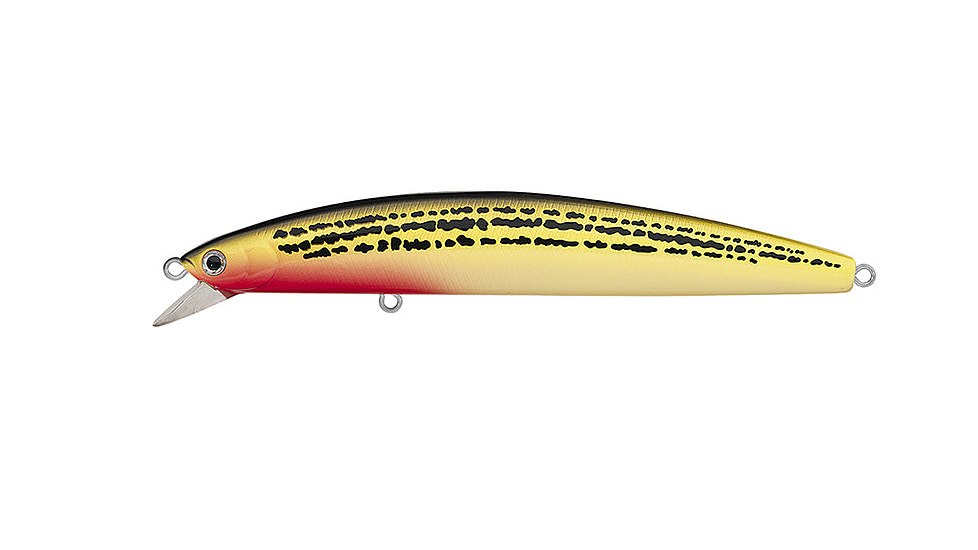 Daiwa Salt Pro Floating Minnow Lure, 6in, 1 1/9oz, Sos Yellow, DSPM15F82