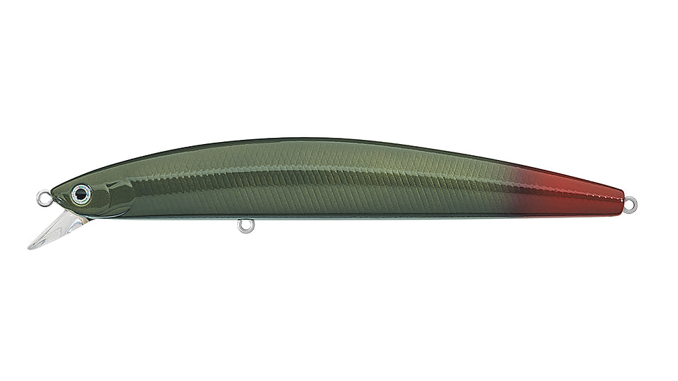 Daiwa Salt Pro Floating Minnow Lure, 5 1/8in, 7/8oz, Wounded Soldier, DSPM13F78