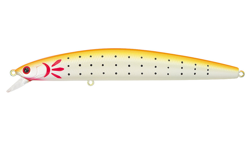 Daiwa Salt Pro Floating Minnow Lure, 5 1/8in, 7/8oz, Yellow Pearl, DSPM13F30