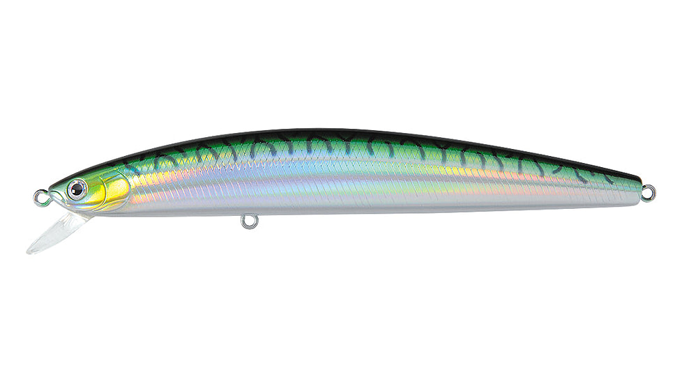 Daiwa Salt Pro Sinking Minnow Lure, 6in, 1 1/4oz, Green Mackerel, DSPM15S25