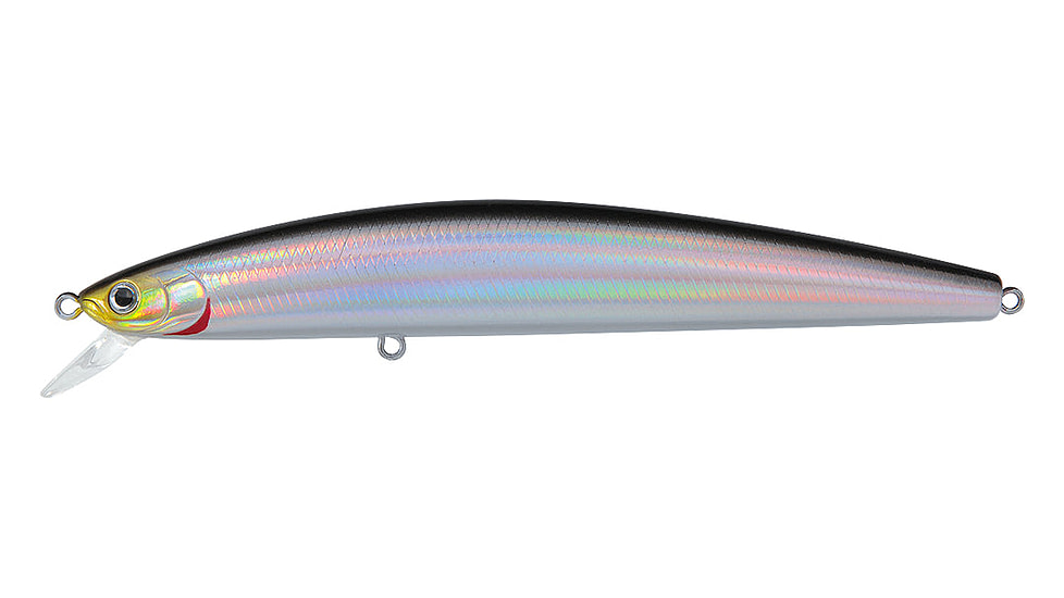 Daiwa Salt Pro Sinking Minnow Lure, 6in, 1 1/4oz, Laser Shiner, DSPM15S03