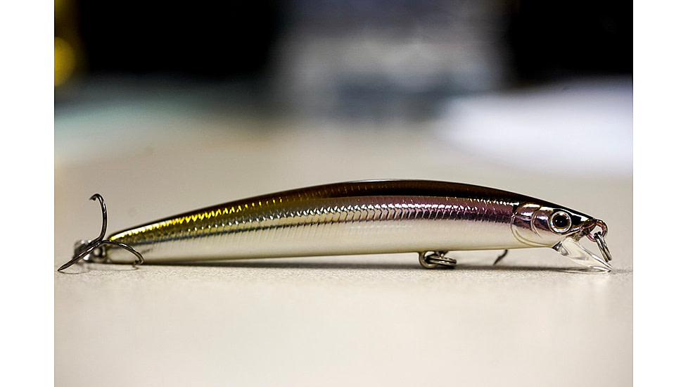 Daiwa Team Minnow Lure, 3.75in, 1/3oz, Wakasagi, TDM95SP62