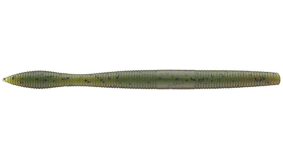 Daiwa Yamamoto Neko Fat Worm Lure, 5in, Green Pumpkin Watermelon Laminate, NF-5-912