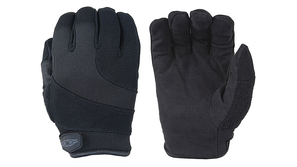 Damascus DPG125 Patrol Guard Gloves with KEVLAR Cut Resistant Palms, Medium, Black