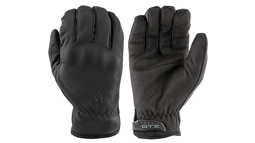 Damascus Protective Gear Kevlar Lined Palm + Winter Fleece W/low Profile Knuckles, Black - ATX150MD