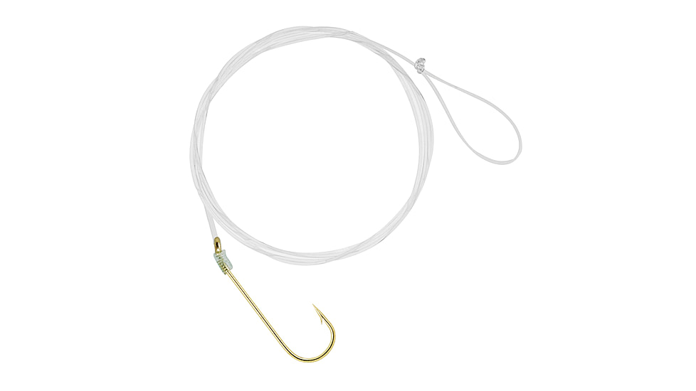 Danielson Snelled Aberdeen Hook, Size 1, 6 per Pack, 126AG-1