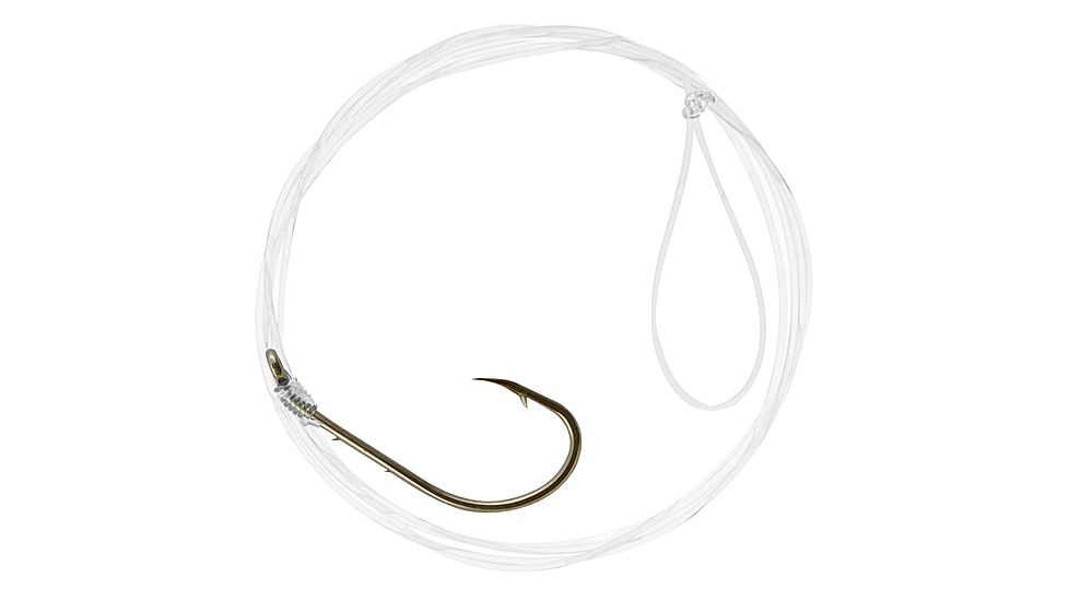 Danielson Snelled Baitholder Hook, Size 1/0, 30-1/0