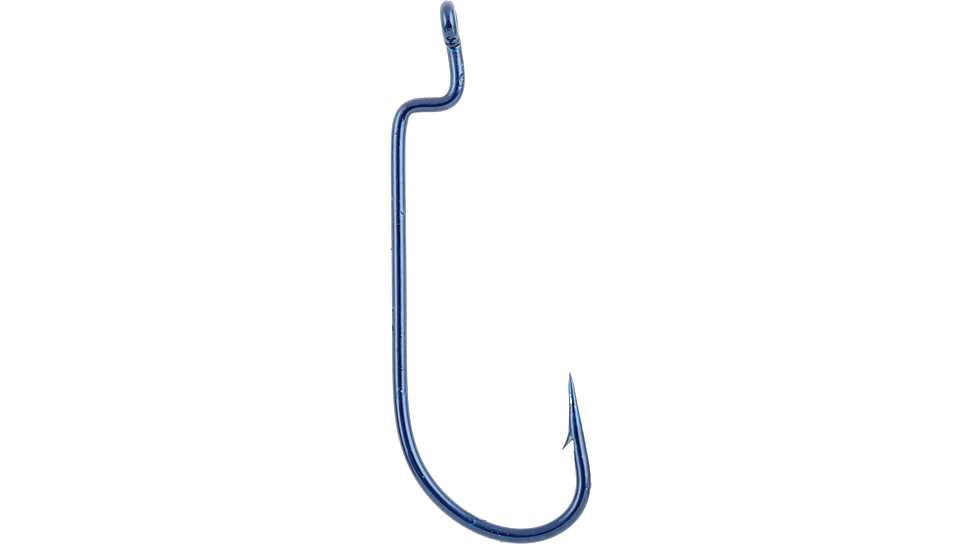 Danielson Worm Hook Knk Blue Single Bag, Size 2/0, HXWBL-2/0