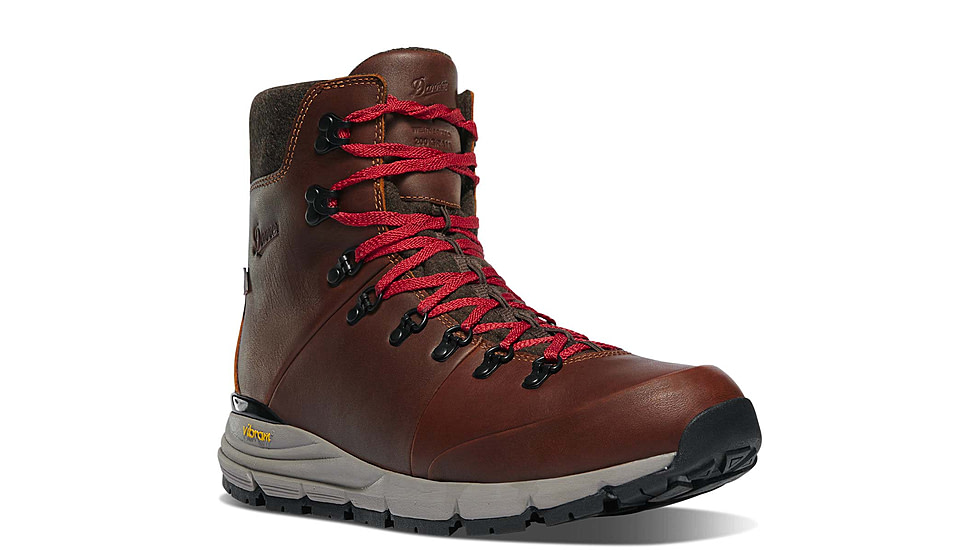Danner Arctic 600 Side-Zip 7in 200G Hiking Shoes - Mens, Wide, Roasted Pecan/Fired Brick, 10.5, 67342-10.5EE