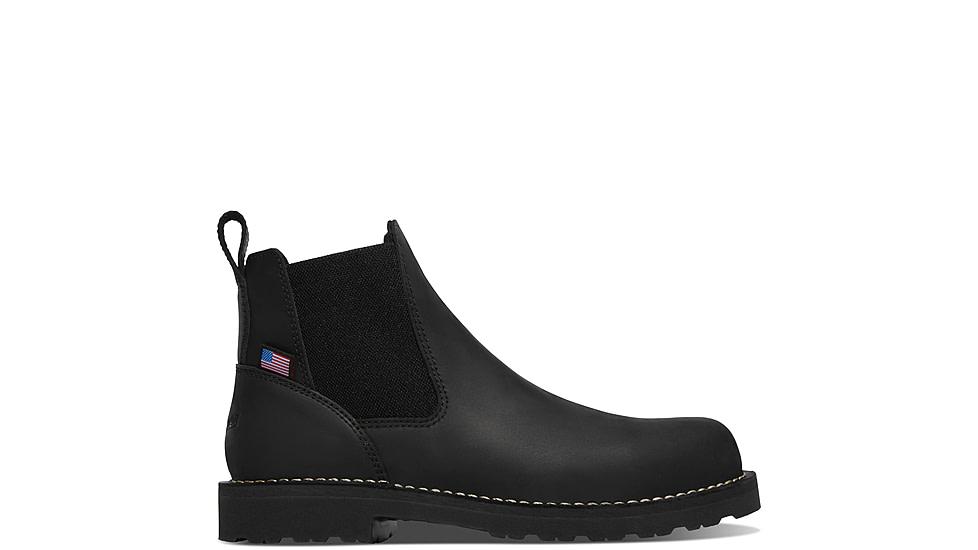 Danner Bull Run Chelsea 6 in Shoes - Mens, 12 US, Medium Width, Black, 12, 15483-12D