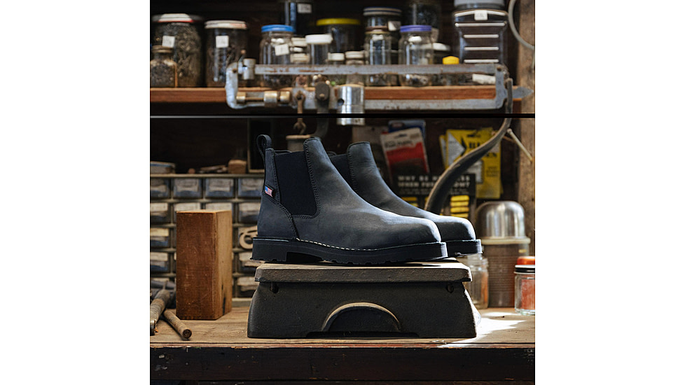 Danner Bull Run Chelsea 6 in Shoes - Mens, 12 US, Medium Width, Black, 12, 15483-12D