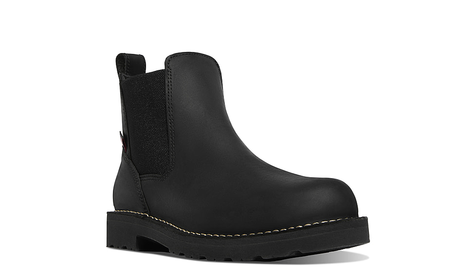 Danner Bull Run Chelsea 6 in Shoes - Mens, 12 US, Medium Width, Black, 12, 15483-12D