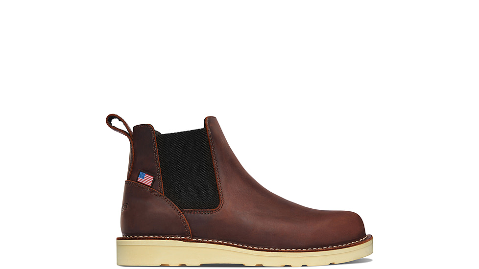 Danner Bull Run Chelsea 6 in Shoes - Mens, 10.5 US, Medium Width, Brown, 10.5, 15484-10.5D