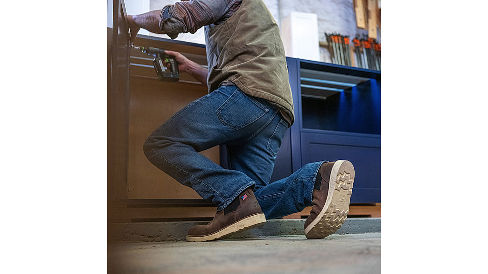 Danner Bull Run Chelsea 6 in Shoes - Mens, 10.5 US, Medium Width, Brown, 10.5, 15484-10.5D