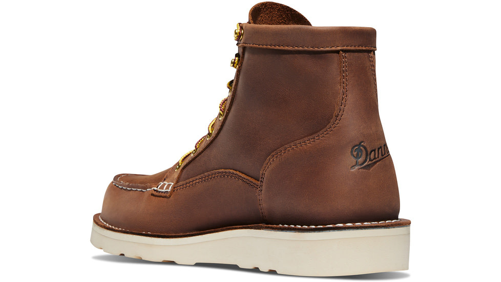 Danner Bull Run Moc Toe 6in Work Boot - Mens, Tobacco, 9 US, Wide, 15573-9EE