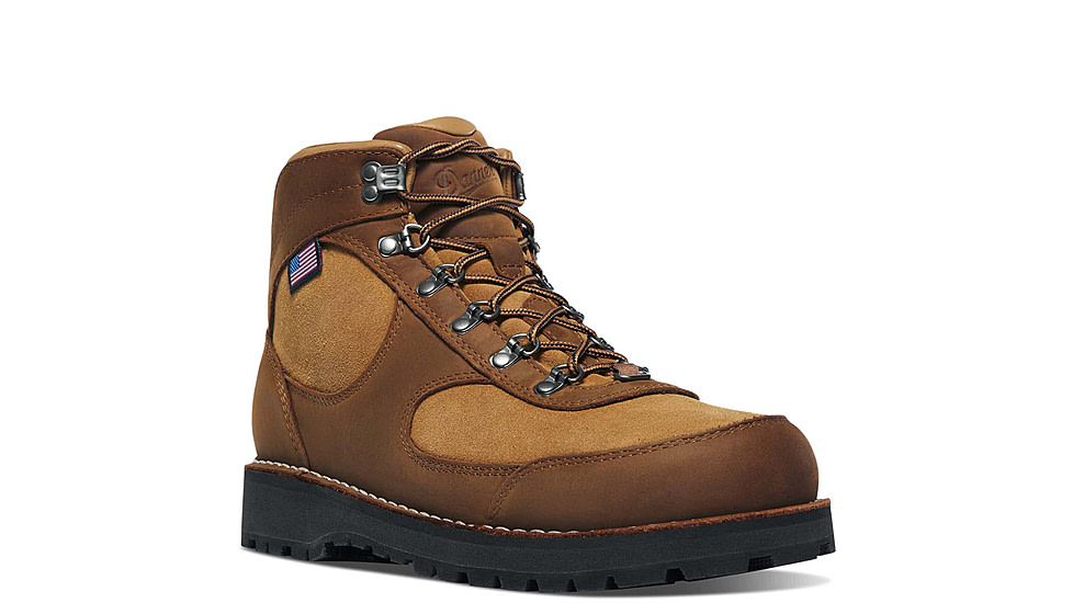 Danner Cascade Crest 5in GTX Hiking Shoes - Mens, Wide, Grizzly Brown/Rhodo Red, 13, 60430-13EE