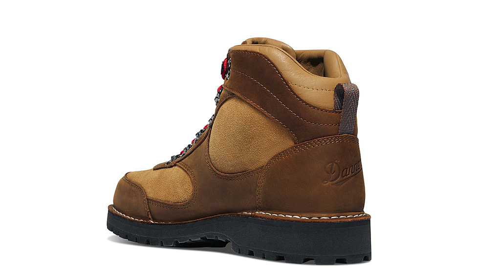 Danner Cascade Crest 5in GTX Hiking Shoes - Mens, Wide, Grizzly Brown/Rhodo Red, 13, 60430-13EE