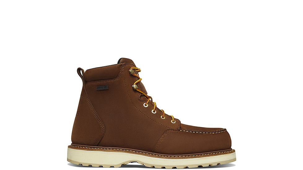 Danner Cedar River Moc 6in Aluminum Toe Work Shoes - Mens, Brown, 7.5 US, D, 14301-7.5D