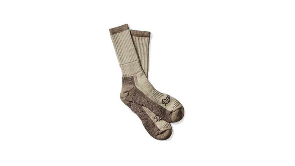 Danner Hunt Midweight Merino Crew Socks, Brown Heather, L 75002-L