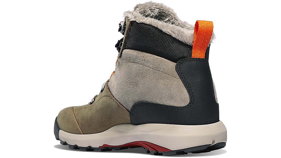 Danner Inquire Mid Winter 5in Shoes - Womens, Hazelwood/Tangerine/Red, 6.5 US, Medium, 64571-M-6.5