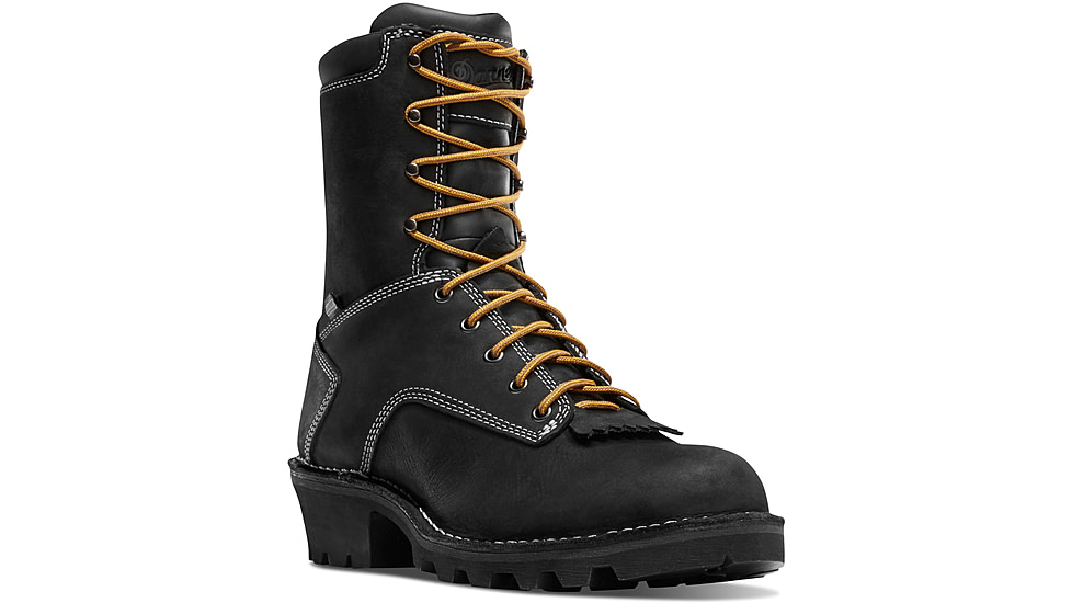 Danner Logger 8in Boots, Black, 8D, 15431-8D