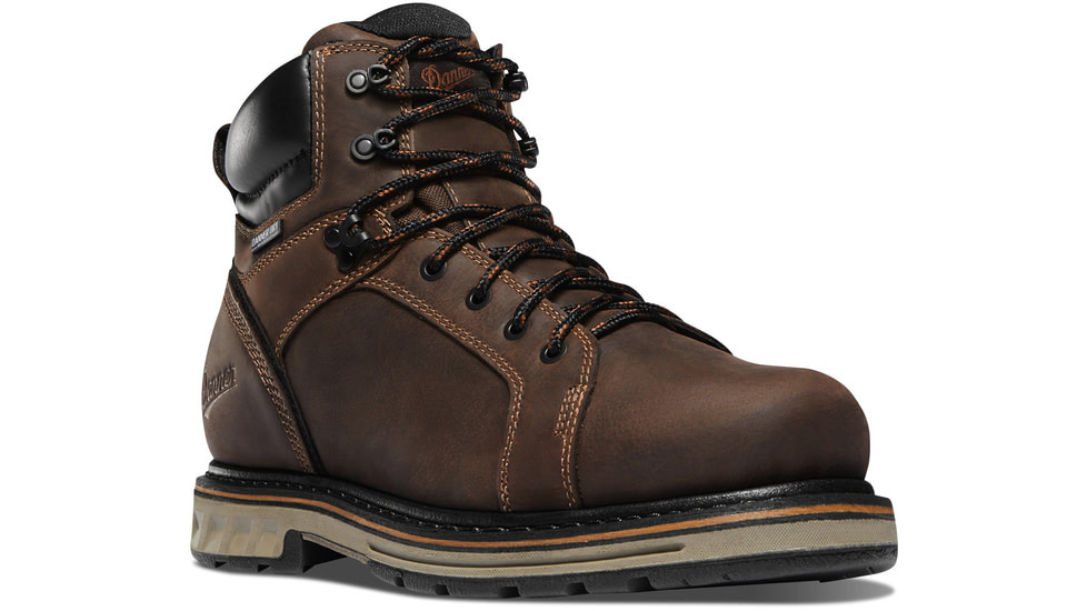 Danner Steel Yard 6in Steel Toe Work Boot - Mens, Brown, 10.5 US, Medium, 12531-10.5D