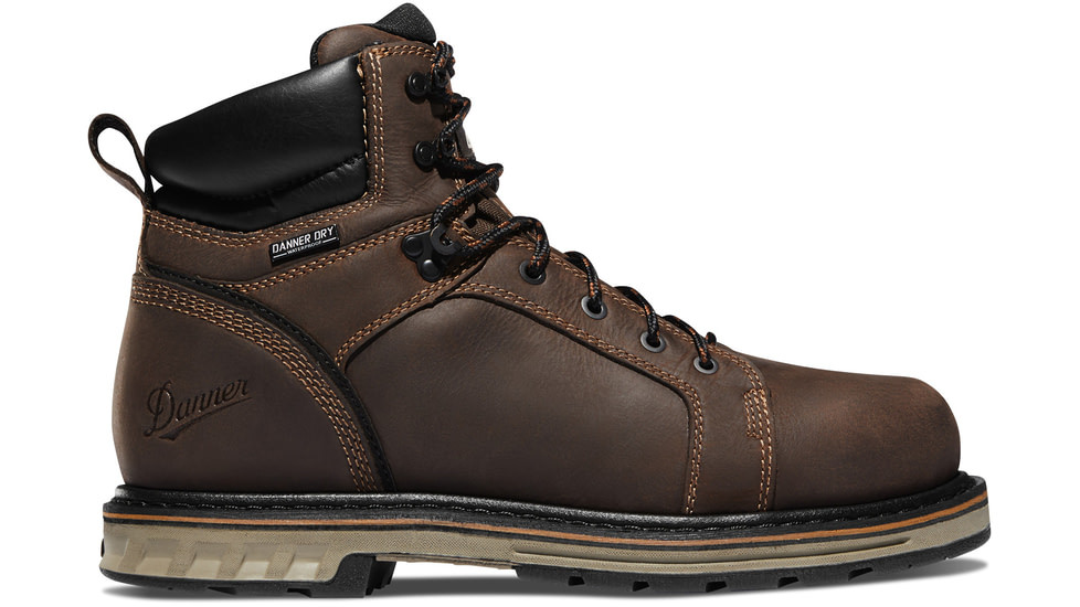 Danner Steel Yard 6in Steel Toe Work Boot - Mens, Brown, 10.5 US, Medium, 12531-10.5D