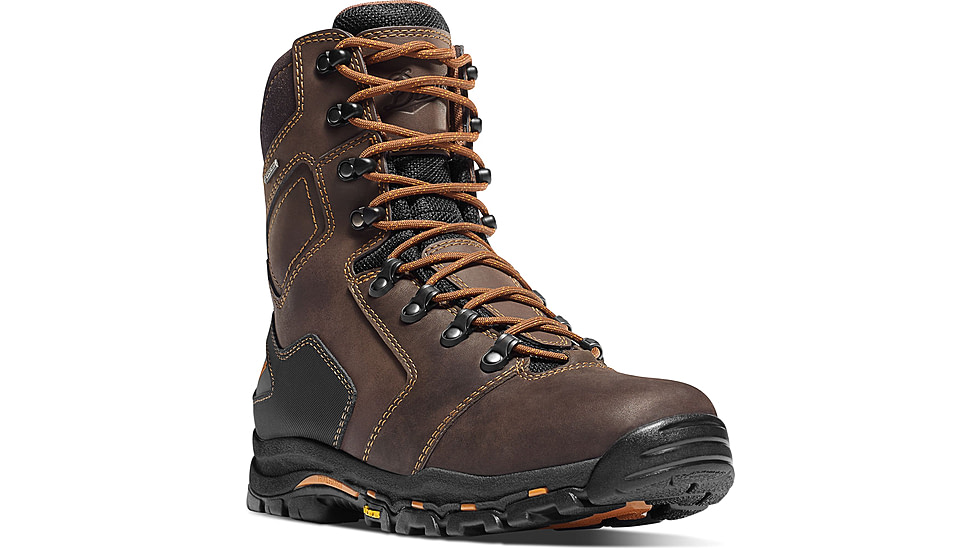 Danner Vicious 8in Non-Metallic Toe Boots, Brown, 12D, 13868-12D