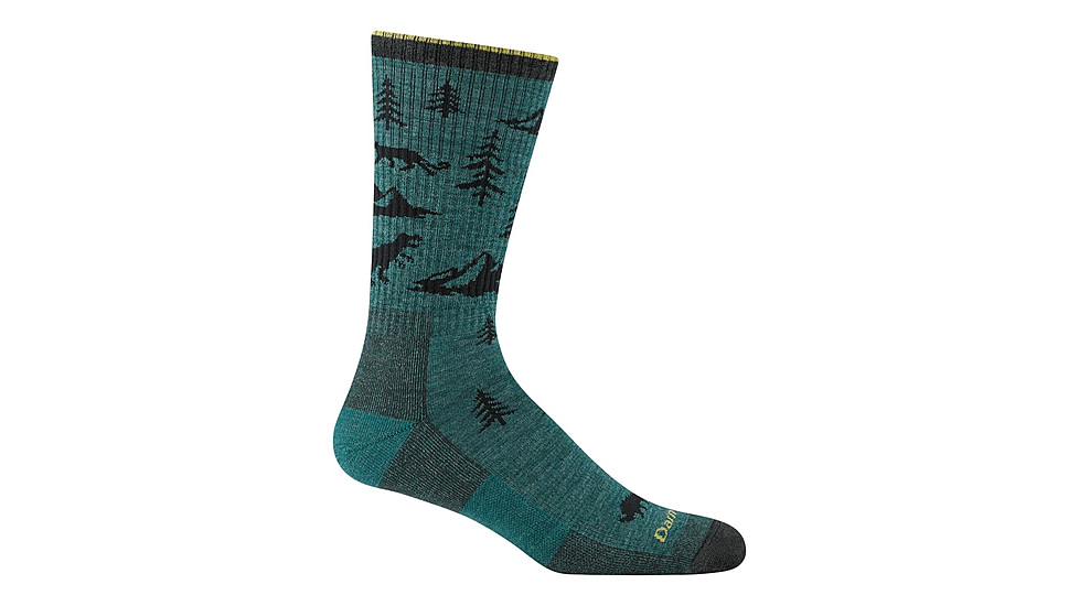 Darn Tough ABC Boot Midweight with Cushion Socks - Mens, Teal, X-Large, 1964-TEAL-XL-DARN