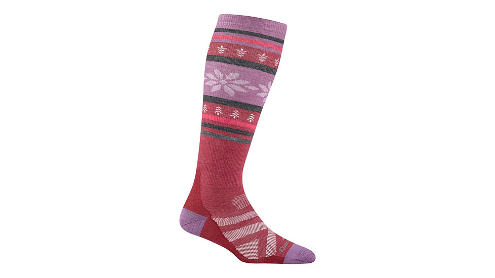 Darn Tough Alpine OTC Lightweight Socks - Womens, Cranberry, Large, 8021-CRANBERRY-L-DARN
