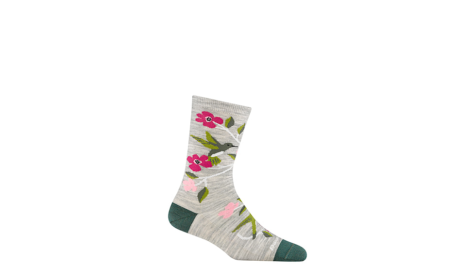 Darn Tough Birds of a Feather Crew Lightweight Socks - Womens, Ash, Large, 6121-ASH-L-DARN
