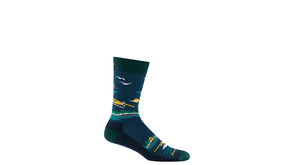 Darn Tough Float Boat Crew Lightweight Socks - Mens, Midnight, Medium, 6120-MIDNIGHT-M-DARN