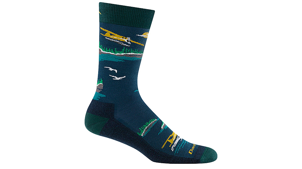 Darn Tough Float Boat Crew Lightweight Socks - Mens, Midnight, Medium, 6120-MIDNIGHT-M-DARN